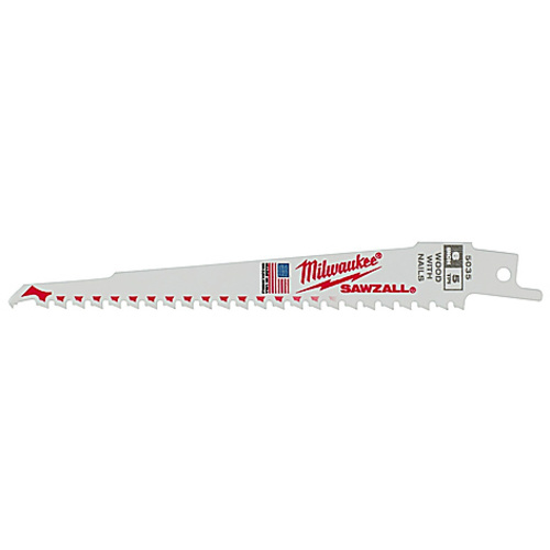 6″ 5 TPI Wood Cutting Sawzall Blades Bulk 100