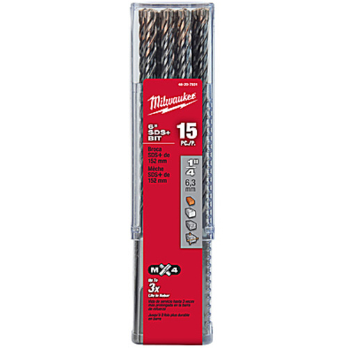 SDS-PLUS 4CT MX4 1/4″ × 4″ × 6″ (15-Pack)