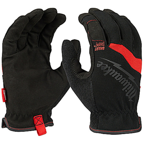 General Purpose Gloves; Red/Black, Synthetic Leather, Size X-Large