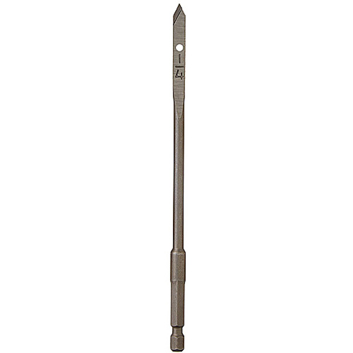 Flat Boring Bit 1/4″ × 6″