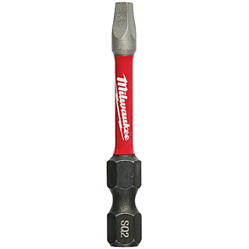 SHOCKWAVE 2″Impact Square Recess #2 Power Bits (25 PK)