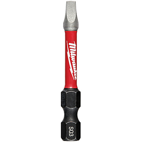 SHOCKWAVE 2″ Impact Square Recess #3 Power Bits (25 Pk)