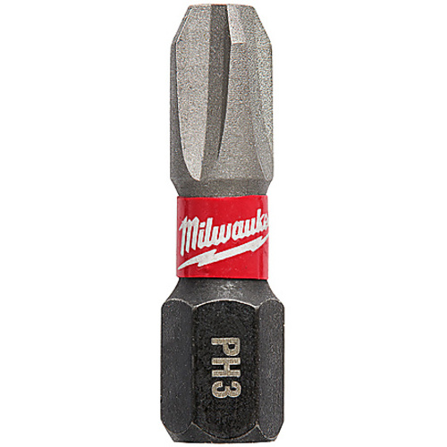 Shockwave 1″ Impact Pozidriv #3″Insert Bits (2PK)