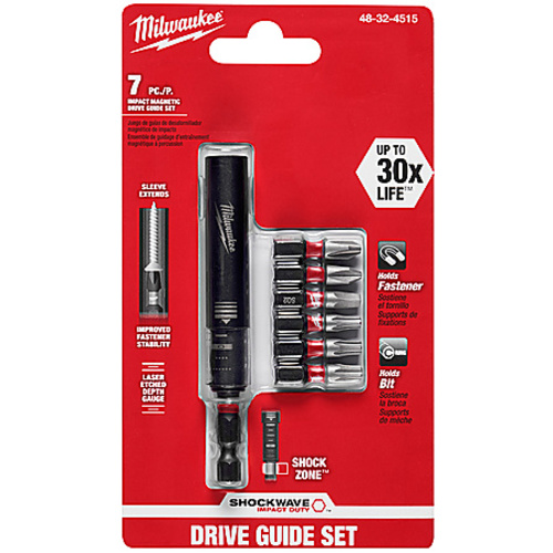 SHOCKWAVE Impact Magnetic Drive Guide Set - 7 PC