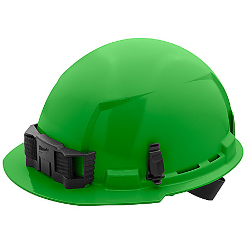 GRN FR BRIM HARDHAT 4PT E