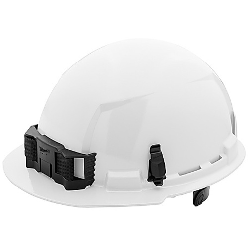 WHT FR BRIM HARDHAT 6PT E