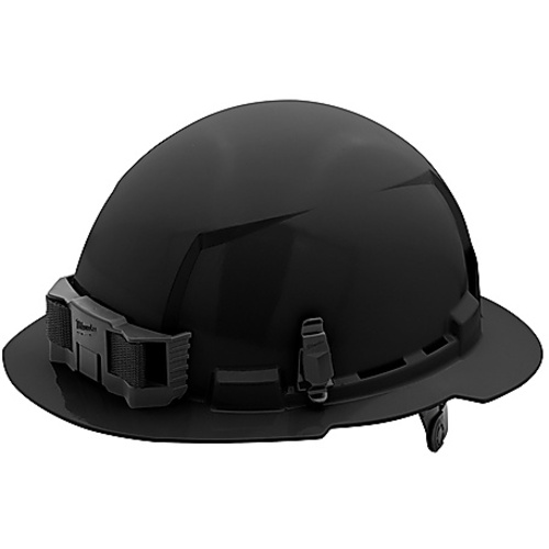 BLK FL BRIM HARDHAT 6PT E