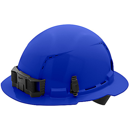 BLU FL BRIM HARDHAT 4PT C