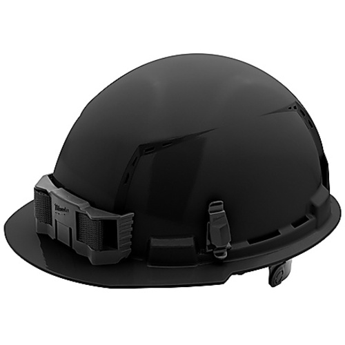 BLK FR BRIM HARDHAT 6PT C