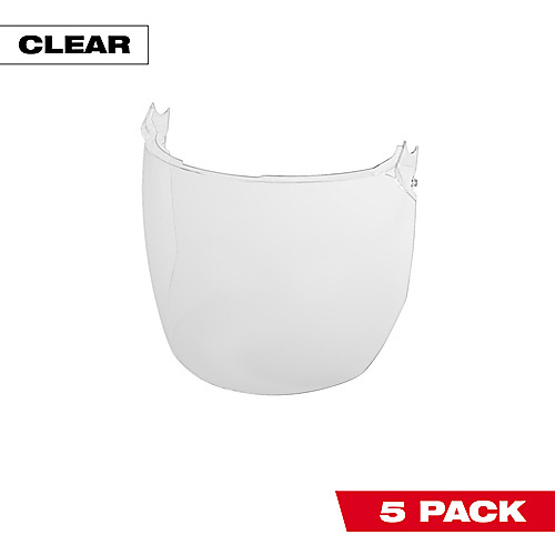 5PK CLR FACE SHIELD LENSE