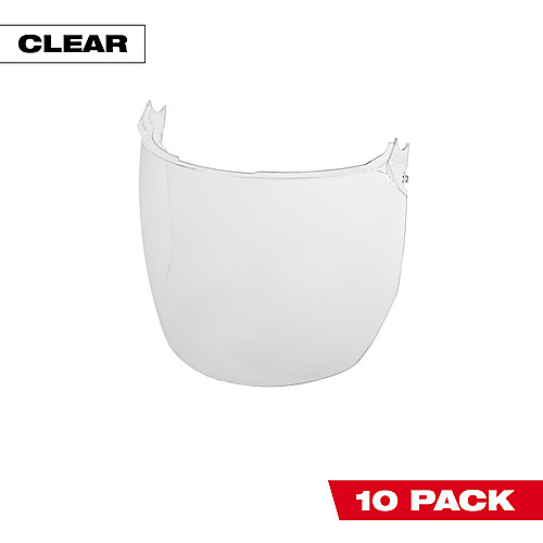 10PK CLR FACE SHIELD LENS