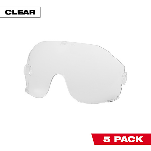 5PK CLR EYE VISOR LENSES