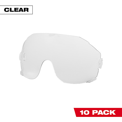 10PK CLR EYE VISOR LENSES