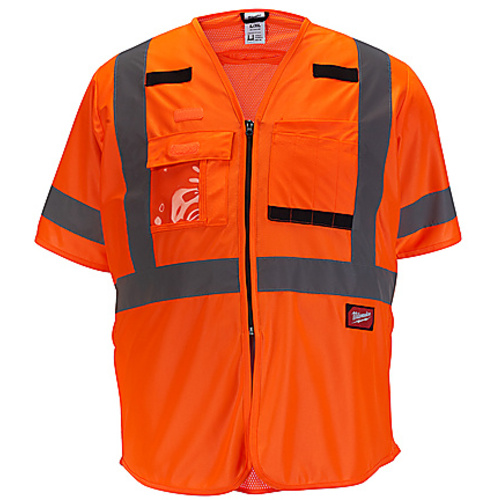 CL3 HV ORG SFT VEST-S/M