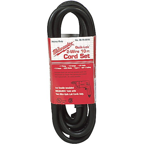 10' QUICK LOK CORD SET