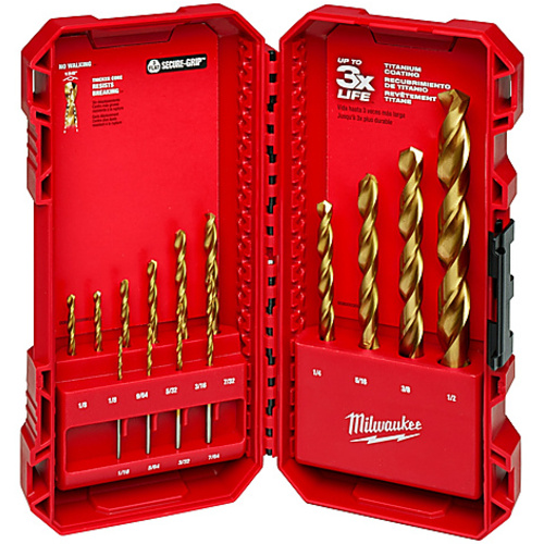 THUNDERBOLT Titanium Drill Bit Set  14PC