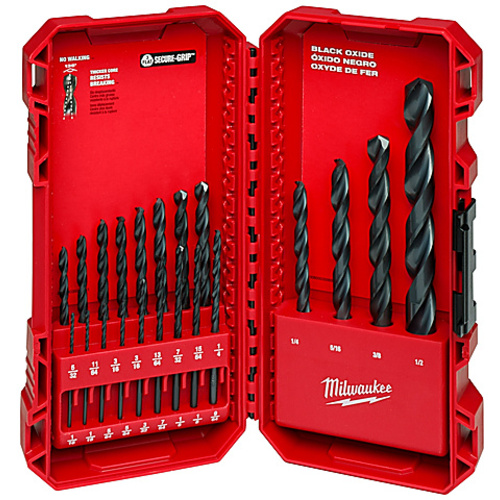 THUNDERBOLT Black Oxide Drill Bit Set - 21PC