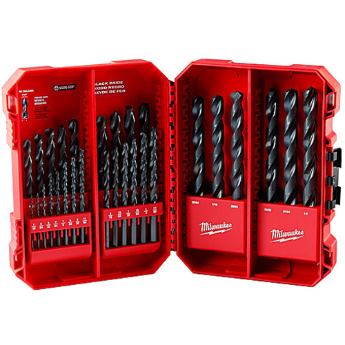 THUNDERBOLT Black Oxide Drill Bit Set - 29PC