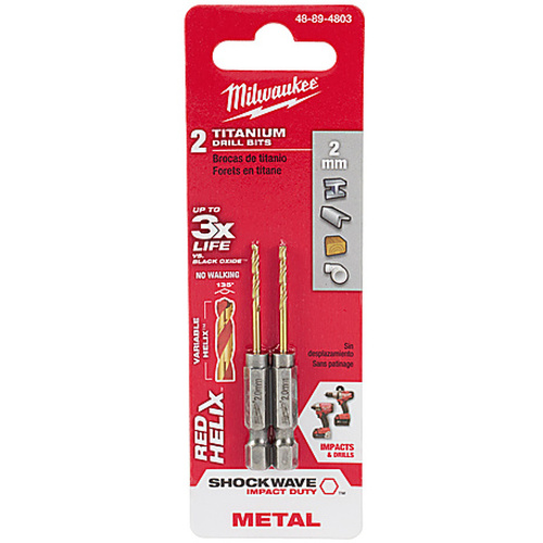 METRIC SHOCKWAVE TITANIUM RED HELIX 4 MM