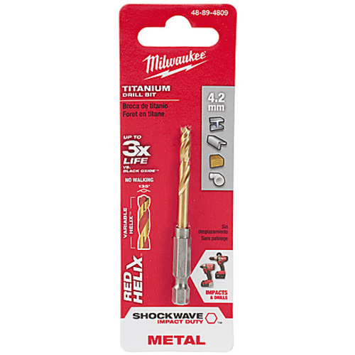 METRIC SHOCKWAVE TITANIUM RED HELIX 4.2 MM