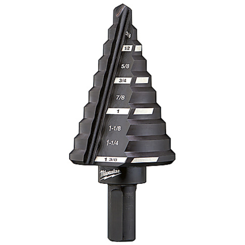 ‎#5 Step Drill Bit, 1/4″ - 1-3/8″ by 1/8″