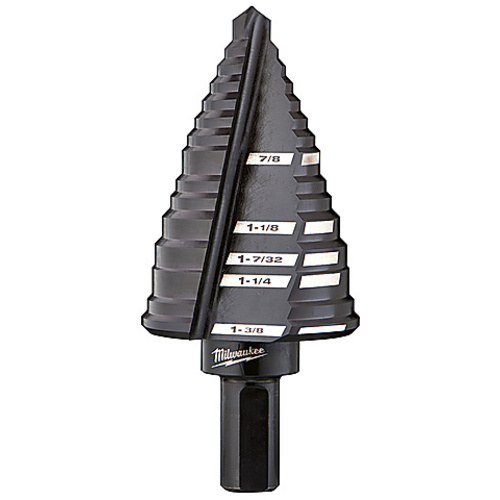 ‎#12 Step Drill Bit, 7/8″ - 1-3/8″