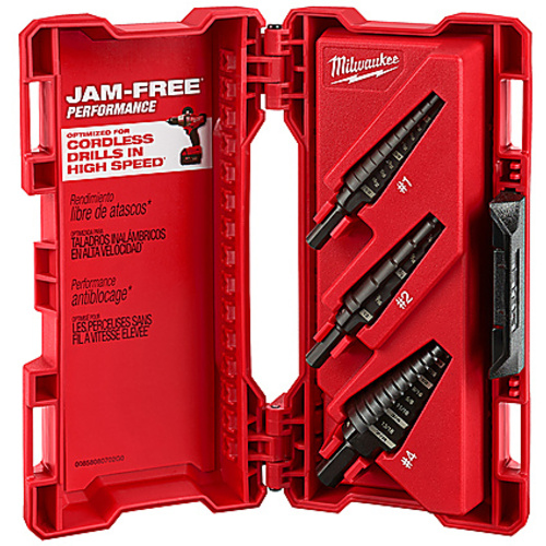 Step Drill Bit Set - 3PC