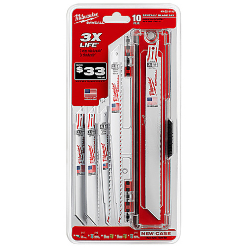 10 PC SAWZALL BLADE SET