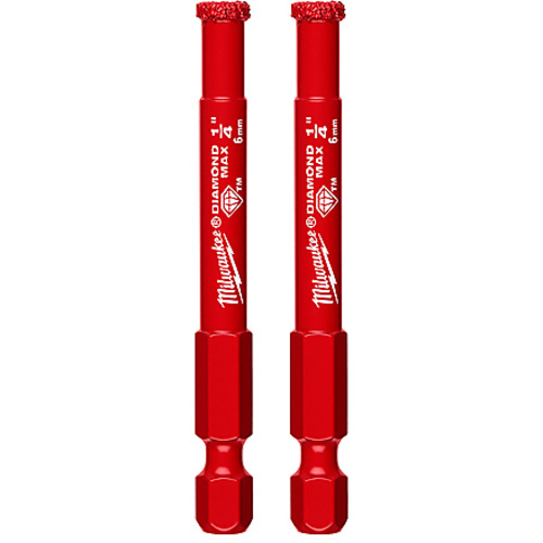 1/4 DIAM GRIT HOLESAW 2PK