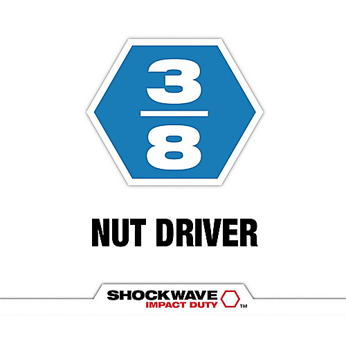 ‎SHOCKWAVE 2-9/16″ Magnetic Nutdriver 3/8″ (250 Pk)
