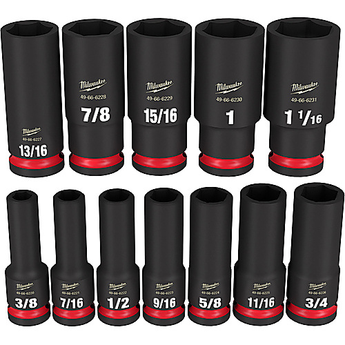 12PC IMP 1/2DR SAE DP 6PT