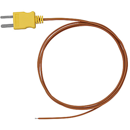 K-Type Thermocouple; Measures temperatures from -40 to 500° F