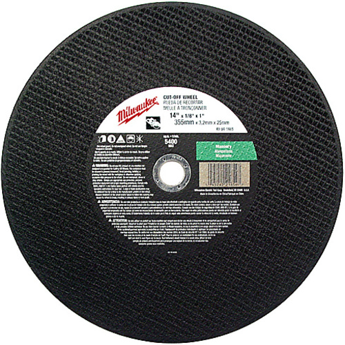 14″ × 1/8″ × 1″ Cut-Off Wheel (Type 1)