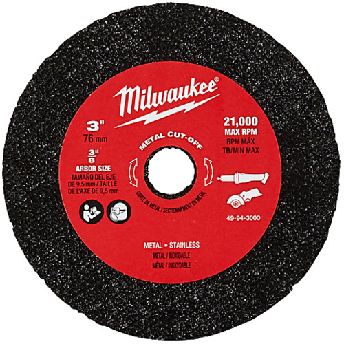 3″ METAL CUTOFF WHEEL 3PK