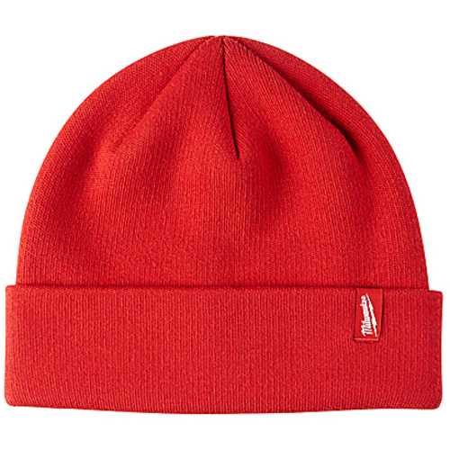 RED CUFFED BEANIE