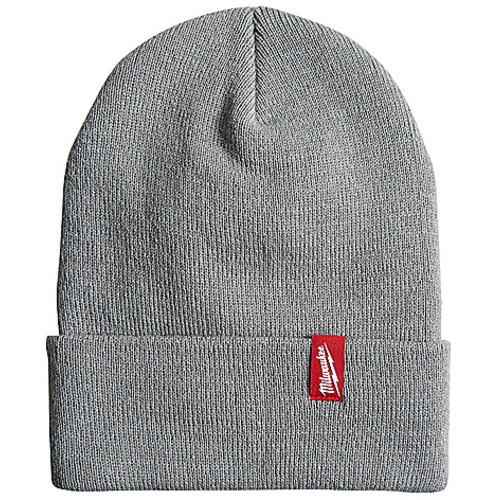 ACRYLIC CUFFED BEANIE GRY