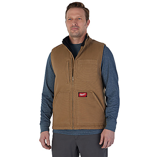 HD SHERPA VEST-BRN M