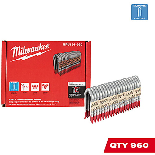 1.75″ 9GA GALV STAPLES