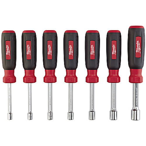 7 PC Hollow Shaft Metric Nut Driver Set