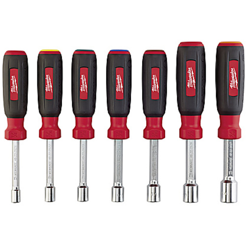 7 PC Magnetic HollowCore SAE Nut Driver Set