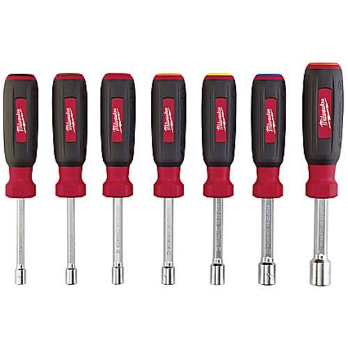 7 PC Magnetic HollowCore Metric Nut Driver Set