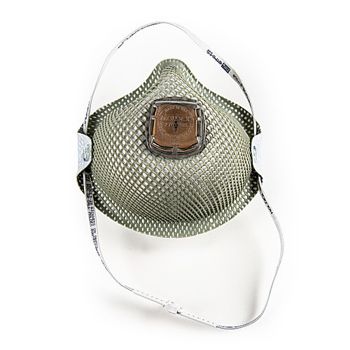 Moldex 2701N95 Disposable HandyStrap Particulate Respirator with Ventex Valve, Small, NIOSH Approved