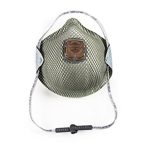 Moldex 2707N95 Disposable HandyStrap Particulate Respirator with Ventex Valve, Low Profile, NIOSH Approved