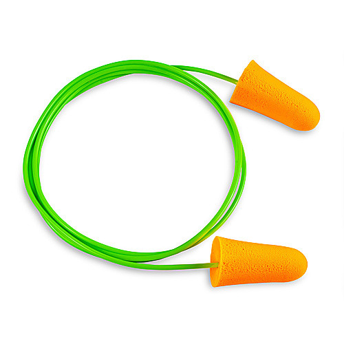 Moldex Mellows Corded Disposable Foam Earplugs 6840, NRR 30 dB
