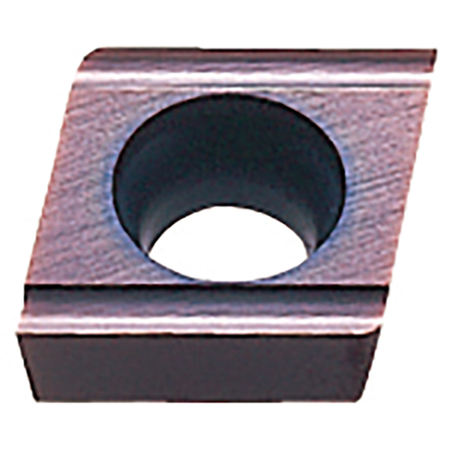 CCET 32.5 LW-SN VP15TF, 0.03 mm Corner Radius, 3.97 mm Thick, 9.525 mm Inscribed Circle, Turning Indexable Insert