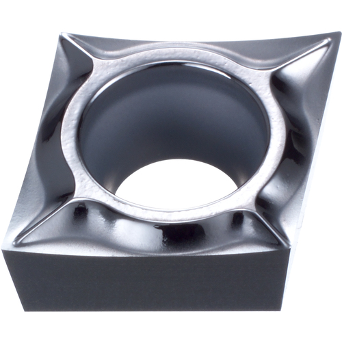 CCGT 32.50.2 FJ RT9010, 0.1 mm Corner Radius, 3.97 mm Thick, 9.525 mm Inscribed Circle, Turning Indexable Insert