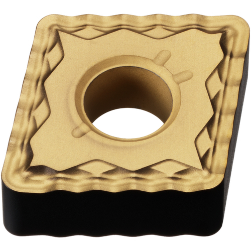 CNMG 431 SA MC6025, 0.4 mm Corner Radius, 4.76 mm Thick, 12.7 mm Inscribed Circle, Turning Indexable Insert