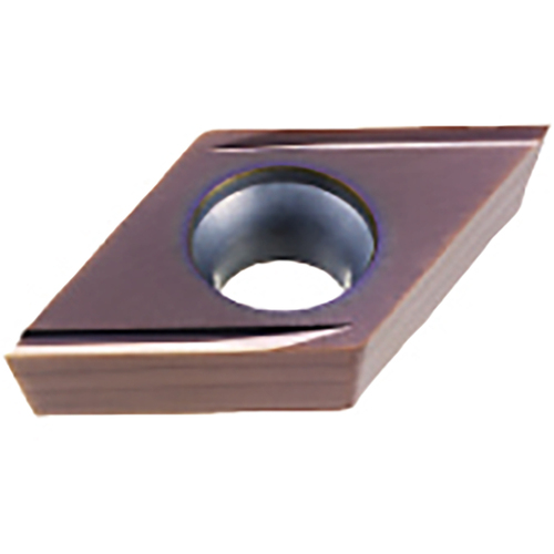 DCGT 21.50.2 L-SS VP15TF, 0.1 mm Corner Radius, 2.38 mm Thick, 6.35 mm Inscribed Circle, Turning Indexable Insert