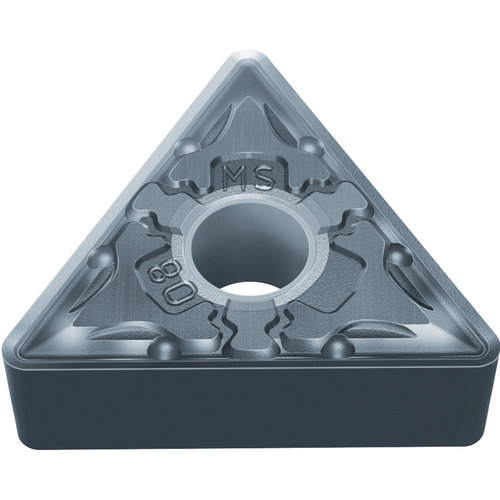 TNMG 332 MS MP9005, 0.8 mm Corner Radius, 4.76 mm Thick, 9.525 mm Inscribed Circle, Turning Indexable Insert