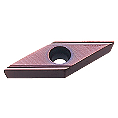 VBET 220.5 L-SN VP15TF, 0.2 mm Corner Radius, 3.18 mm Thick, 6.35 mm Inscribed Circle, Turning Indexable Insert